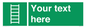 SA7285: Custom sign safe condition Escape ladder