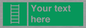 SA7285: Custom sign safe condition Escape ladder