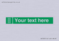 SA7285: Custom sign safe condition Escape ladder