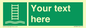 SA7286: Custom sign safe condition Embarkation ladder