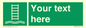 SA7286: Custom sign safe condition Embarkation ladder
