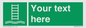 SA7286: Custom sign safe condition Embarkation ladder