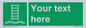 SA7286: Custom sign safe condition Embarkation ladder