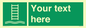 SA7286: Custom sign safe condition Embarkation ladder