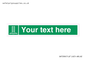 SA7286: Custom sign safe condition Embarkation ladder