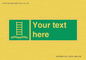 SA7286: Custom sign safe condition Embarkation ladder