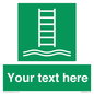 SA7286: Custom sign safe condition Embarkation ladder