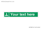 SA7288: Custom sign safe condition Evacuation chute
