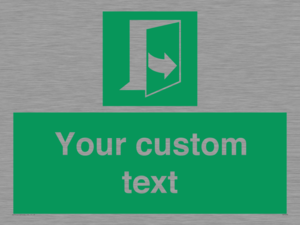 SA7290: Custom sign safe condition door opens pulling left hand side
