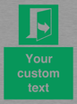 SA7290: Custom sign safe condition door opens pulling left hand side