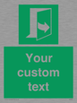 SA7290: Custom sign safe condition door opens pulling left hand side