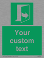 SA7290: Custom sign safe condition door opens pulling left hand side