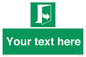 SA7290: Custom sign safe condition door opens pulling left hand side