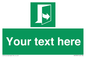 SA7290: Custom sign safe condition door opens pulling left hand side