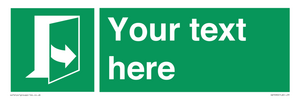 SA7290: Custom sign safe condition door opens pulling left hand side