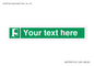 SA7290: Custom sign safe condition door opens pulling left hand side