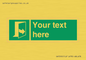 SA7290: Custom sign safe condition door opens pulling left hand side