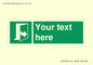 SA7290: Custom sign safe condition door opens pulling left hand side