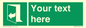 SA7291: Custom sign safe condition door opens pulling right hand side