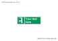 SA7291: Custom sign safe condition door opens pulling right hand side