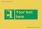 SA7291: Custom sign safe condition door opens pulling right hand side