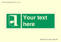 SA7291: Custom sign safe condition door opens pulling right hand side