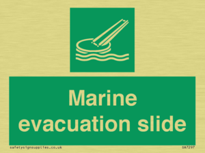 SA7297: Marine evacuation slide