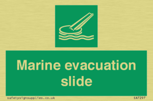 SA7297: Marine evacuation slide