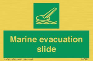 SA7297: Marine evacuation slide