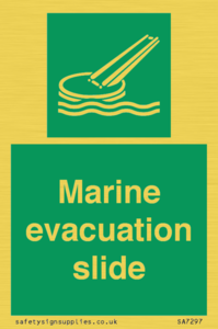 SA7297: Marine evacuation slide