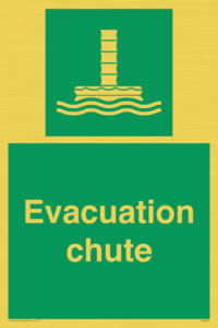 SA7298: Evacuation chute