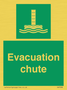 SA7298: Evacuation chute