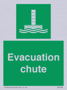 SA7298: Evacuation chute