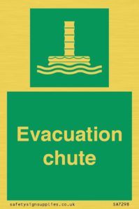 SA7298: Evacuation chute