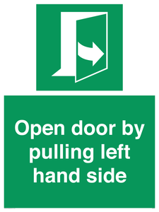 SA7300: Open door by pulling left hand side
