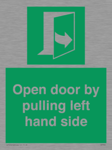 SA7300: Open door by pulling left hand side