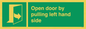 SA7300: Open door by pulling left hand side
