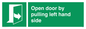 SA7300: Open door by pulling left hand side