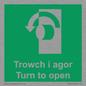 SA7877: Trowch i agor Turn to open