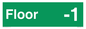 SB10211: Floor -1  - Fire safety: Approved Document B Wayfinding sign