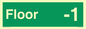 SB10211: Floor -1  - Fire safety: Approved Document B Wayfinding sign