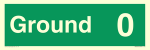 SB10213: Ground 0 - Fire safety: Approved Document B Wayfinding sign