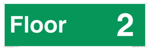 SB10217: Floor 2 - Fire safety: Approved Document B Wayfinding sign