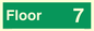 SB10227: Floor 7 - Fire safety: Approved Document B Wayfinding sign