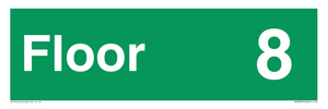 SB10229: Floor 8 - Fire safety: Approved Document B Wayfinding sign