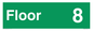 SB10229: Floor 8 - Fire safety: Approved Document B Wayfinding sign