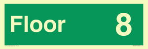 SB10229: Floor 8 - Fire safety: Approved Document B Wayfinding sign