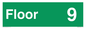 SB10231: Floor 9 - Fire safety: Approved Document B Wayfinding sign
