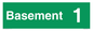 SB10233: Basement 1 - Fire safety: Approved Document B Wayfinding sign