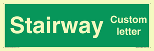 SB10347: Custom stairway, Wayfinding signage for the fire service Fire safety: Approved Document B - UPDATED